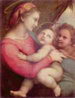 Raffael  - paintings - Madonna della tenda