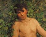 Henry Scott Tuke  - Bilder Gemälde - The Swimmer