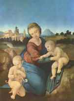 Raffael  - Peintures - Madonna esterhazy