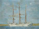 Henry Scott Tuke  - Bilder Gemälde - White Barque