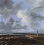Jacob Isaackszoon van Ruisdael - Bilder Gemälde - A View of Amsterdam