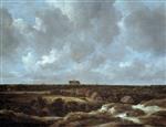 Jacob Isaackszoon van Ruisdael - Bilder Gemälde - A View of Haarlem and Bleaching Fields