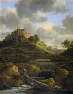 Jacob Isaackszoon van Ruisdael - Bilder Gemälde - Bentheim Castle