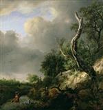 Jacob Isaackszoon van Ruisdael  - Bilder Gemälde - Dunes near Haalem