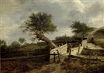 Jacob Isaackszoon van Ruisdael  - Bilder Gemälde - Landscape