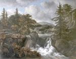 Bild:Landscape with Waterfall