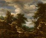 Bild:Rocky Wooded Landscape