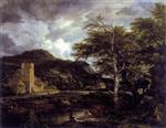 Jacob Isaackszoon van Ruisdael  - Bilder Gemälde - The Cloister