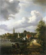 Jacob Isaackszoon van Ruisdael  - Bilder Gemälde - View of Amsterdam