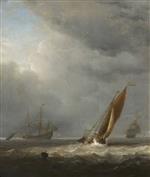 Willem van de Velde - Bilder Gemälde - A Breeze