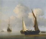 Willem van de Velde - Bilder Gemälde - A Calm Sea