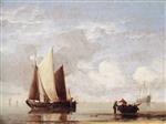 Willem van de Velde  - Bilder Gemälde - Calm Sea