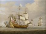 Willem van de Velde  - Bilder Gemälde - Saudadoes in a light breeze