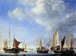 Willem van de Velde  - Bilder Gemälde - Seascape