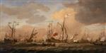 Willem van de Velde  - Bilder Gemälde - The 'Mary' Yacht Arriving with Princess Mary at Gravesend