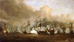 Willem van de Velde  - Bilder Gemälde - The Battle of the Texel