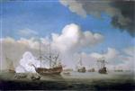 Willem van de Velde  - Bilder Gemälde - The Captured HMS Royal Prince brought into Dutch waters