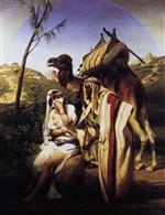 Emile Jean Horace Vernet - Bilder Gemälde - Judah and Tamar