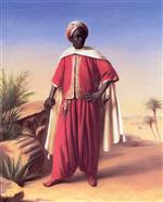 Emile Jean Horace Vernet  - Bilder Gemälde - Portrait of an Arab