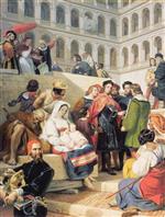 Emile Jean Horace Vernet  - Bilder Gemälde - Raphael in the Vatican