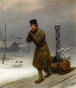 Emile Jean Horace Vernet  - Bilder Gemälde - Returning from the Market