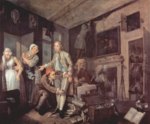 William Hogarth - Peintures - L´héritier