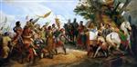 Emile Jean Horace Vernet  - Bilder Gemälde - The Battle of Bouvines
