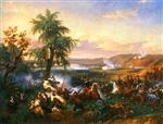 Emile Jean Horace Vernet  - Bilder Gemälde - The Battle of Habra