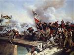 Emile Jean Horace Vernet  - Bilder Gemälde - The Battle of Pont d'Arcole