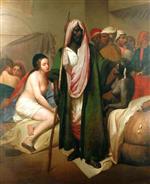 Emile Jean Horace Vernet  - Bilder Gemälde - The Slave Merchant