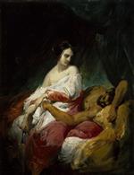 Emile Jean Horace Vernet  - Bilder Gemälde - Udith and Holofernes
