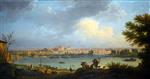 Claude Joseph Vernet - Bilder Gemälde - A View of Avignon