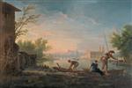 Claude Joseph Vernet  - Bilder Gemälde - Morning