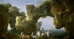 Claude Joseph Vernet  - Bilder Gemälde - Seascape, View of Sorrento