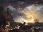 Claude Joseph Vernet  - Bilder Gemälde - Shipwreck