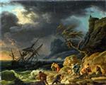 Claude Joseph Vernet  - Bilder Gemälde - Shipwreck