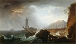 Claude Joseph Vernet  - Bilder Gemälde - Storm at Sea