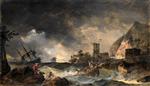 Claude Joseph Vernet  - Bilder Gemälde - Storm