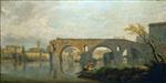 Claude Joseph Vernet  - Bilder Gemälde - The Ponte Rotto, Rome