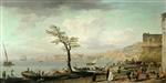 Claude Joseph Vernet  - Bilder Gemälde - View of the Bay of Naples