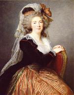 Elisabeth Louise Vigee Lebrun - Bilder Gemälde - Genevieve-Sophie le Coulteux du Molay
