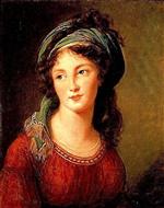 Elisabeth Louise Vigee Lebrun - Bilder Gemälde - La duchesse de Guiche