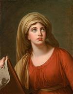 Elisabeth Louise Vigee Lebrun - Bilder Gemälde - Lady Hamilton as the Persian Sibyl