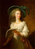 Elisabeth Louise Vigee Lebrun  - Bilder Gemälde - Martine-Gabriel-Yoland de Polastron, Duchess de Polignac