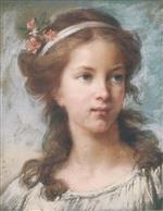 Elisabeth Louise Vigee Lebrun  - Bilder Gemälde - Portrait of a young girl