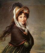 Elisabeth Louise Vigee Lebrun  - Bilder Gemälde - Portrait of a Young Woman