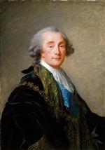 Elisabeth Louise Vigee Lebrun  - Bilder Gemälde - Portrait of Alexandre Charles Emmanuel de Crussol-Florensac