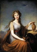 Elisabeth Louise Vigee Lebrun  - Bilder Gemälde - Portrait of Anna Pitt, as Hebe