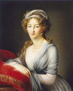 Elisabeth Louise Vigee Lebrun  - Bilder Gemälde - Portrait of Empress Elisabeth Alexeievna (Louise of Baden)