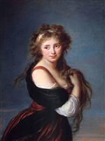 Elisabeth Louise Vigee Lebrun  - Bilder Gemälde - Portrait of Hyacinthe Gabrielle Roland